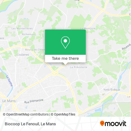 Biocoop Le Fenouil map