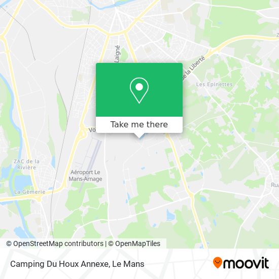 Mapa Camping Du Houx Annexe