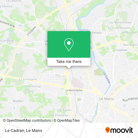 Le Cadran map