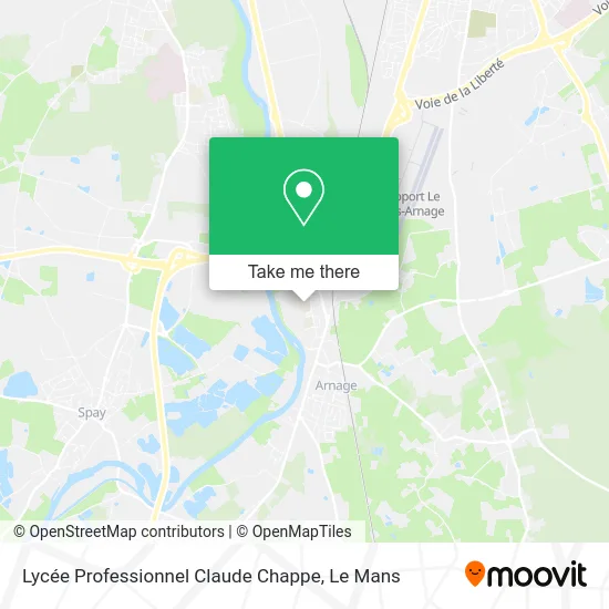 Lycée Professionnel Claude Chappe map