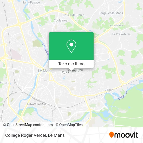 Collège Roger Vercel map
