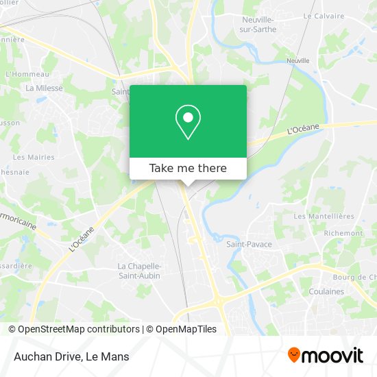 Auchan Drive map