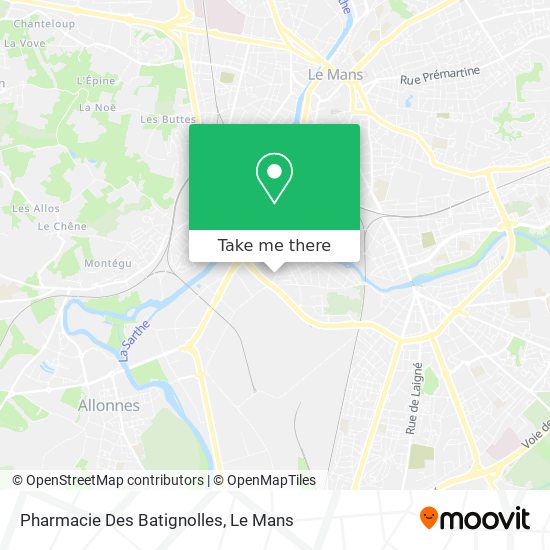 Pharmacie Des Batignolles map