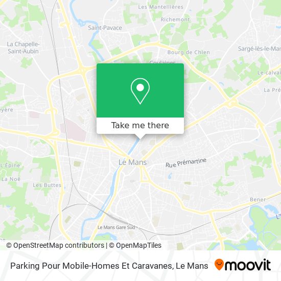 Mapa Parking Pour Mobile-Homes Et Caravanes
