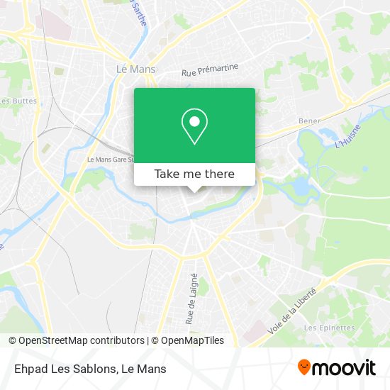 Ehpad Les Sablons map