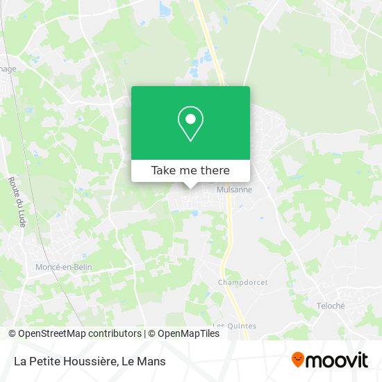 Mapa La Petite Houssière