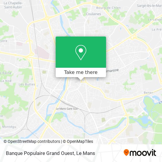 Banque Populaire Grand Ouest map