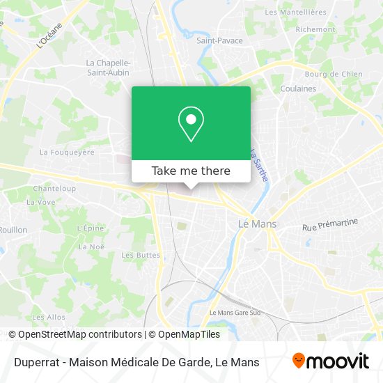 Duperrat - Maison Médicale De Garde map