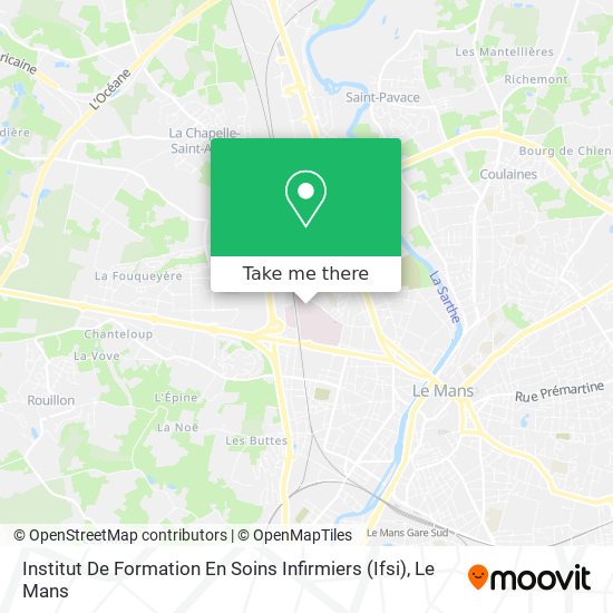 Institut De Formation En Soins Infirmiers (Ifsi) map