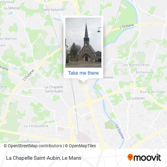 La Chapelle Saint-Aubin map