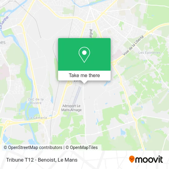 Tribune T12 - Benoist map