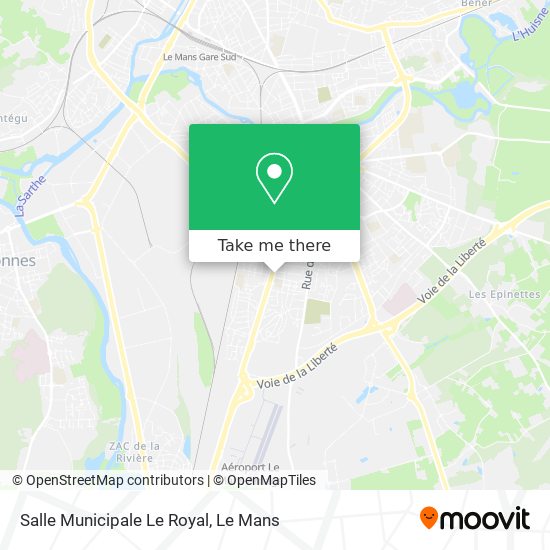 Salle Municipale Le Royal map