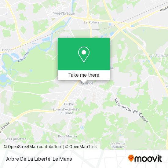 Arbre De La Liberté map