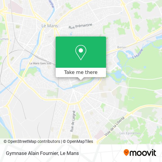 Gymnase Alain Fournier map