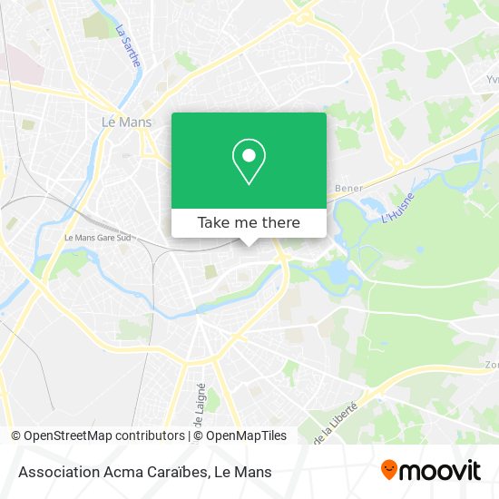 Association Acma Caraïbes map