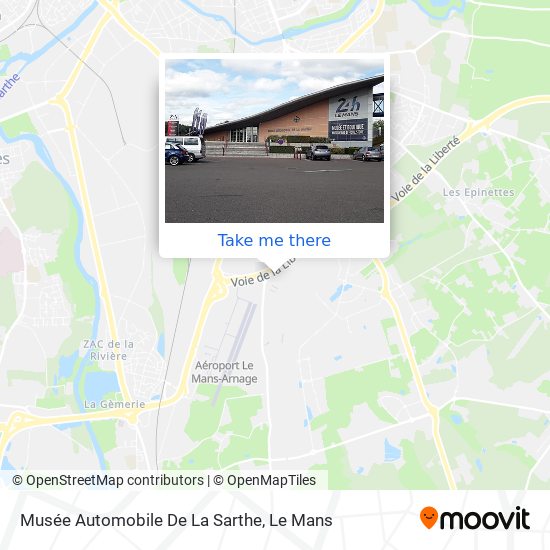 Musée Automobile De La Sarthe map