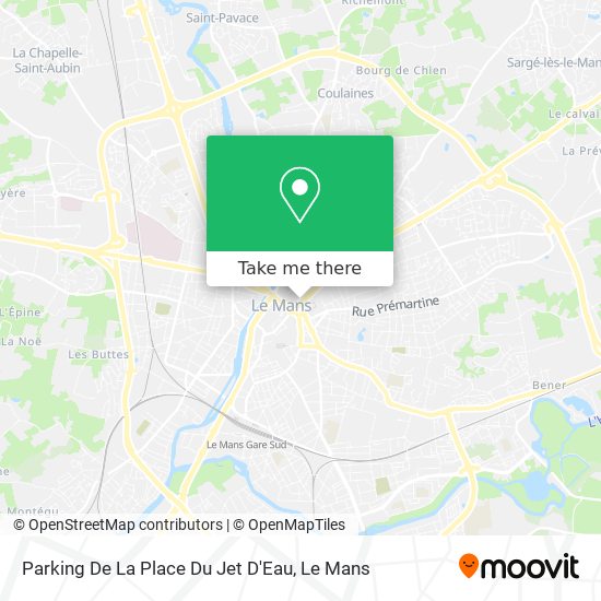 Parking De La Place Du Jet D'Eau map