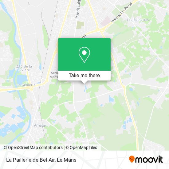 La Paillerie de Bel-Air map