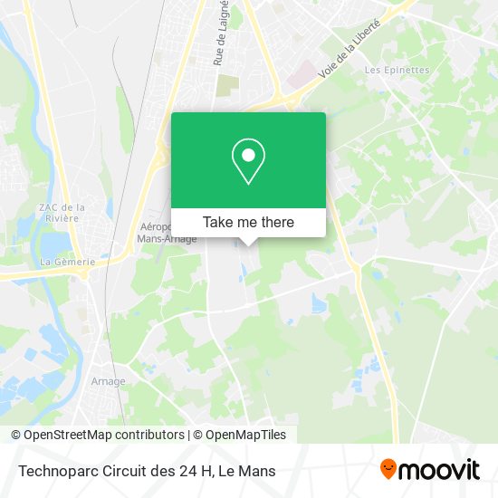 Technoparc Circuit des 24 H map