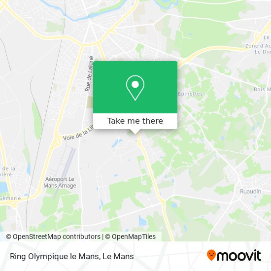 Ring Olympique le Mans map