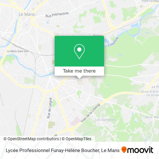 Lycée Professionnel Funay-Hélène Boucher map