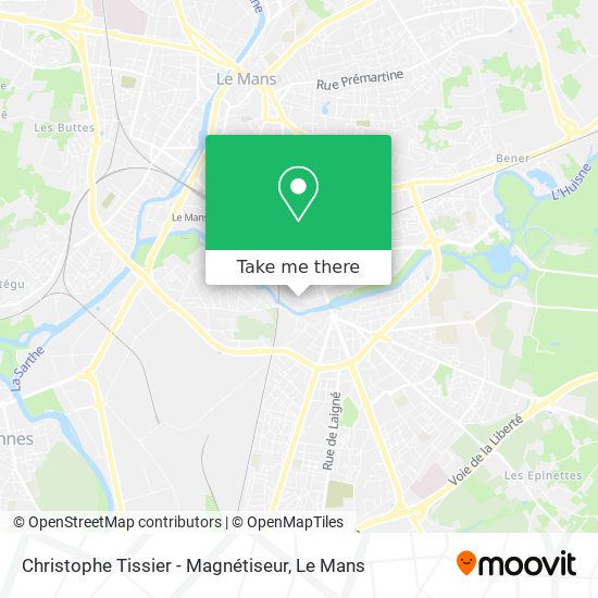 Christophe Tissier - Magnétiseur map