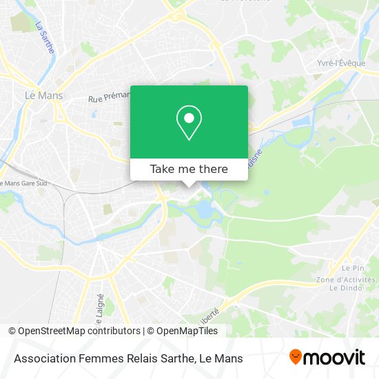 Association Femmes Relais Sarthe map
