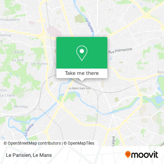 Le Parisien map