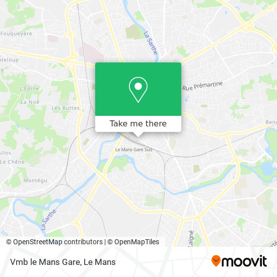 Vmb le Mans Gare map