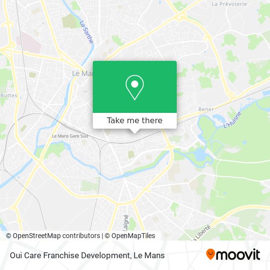 Oui Care Franchise Development map