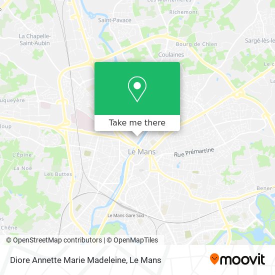 Diore Annette Marie Madeleine map