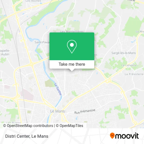 Distri Center map