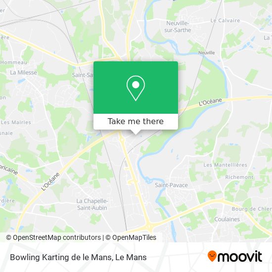 Bowling Karting de le Mans map