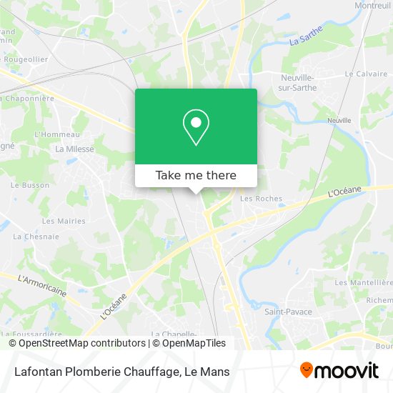 Lafontan Plomberie Chauffage map