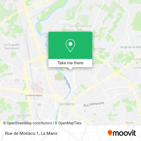 Rue de Monaco 1 map