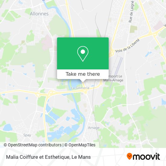 Malia Coiffure et Esthetique map