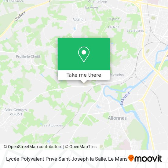 Lycée Polyvalent Privé Saint-Joseph la Salle map