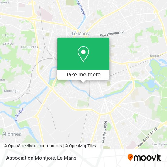 Mapa Association Montjoie