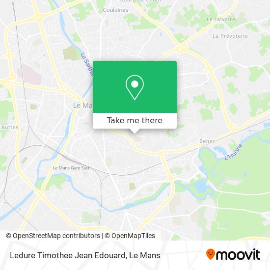 Ledure Timothee Jean Edouard map