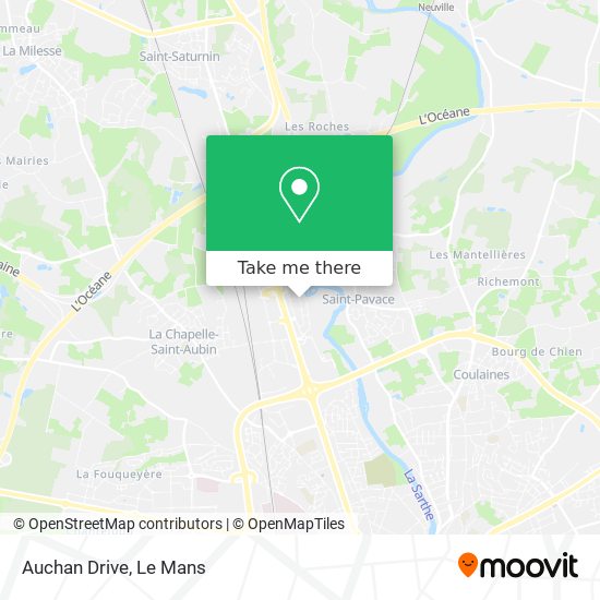 Auchan Drive map