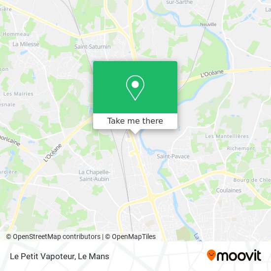 Le Petit Vapoteur map