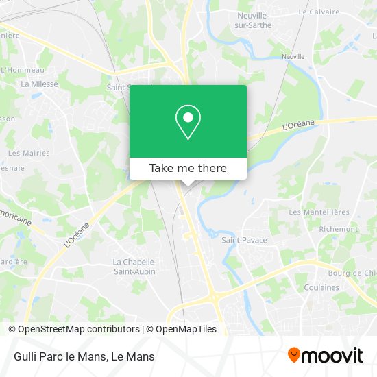 Gulli Parc le Mans map