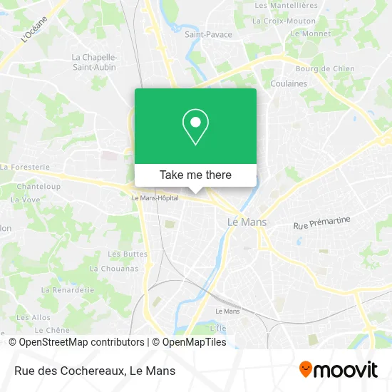 Rue des Cochereaux map