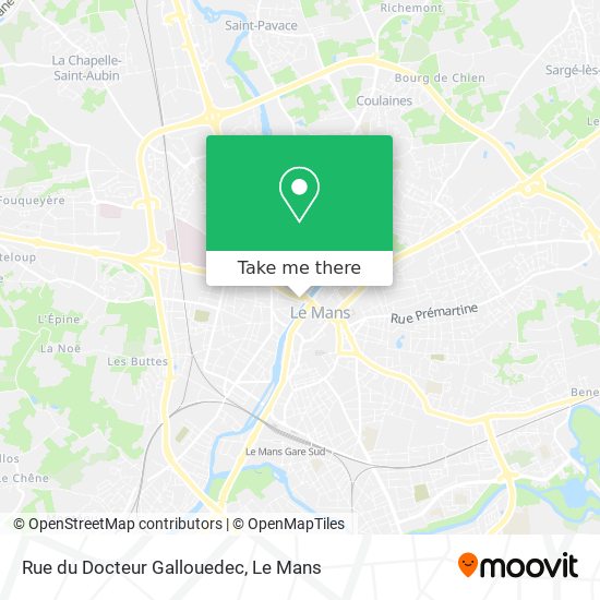 Mapa Rue du Docteur Gallouedec