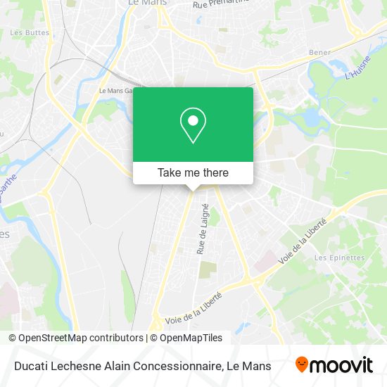 Mapa Ducati Lechesne Alain Concessionnaire