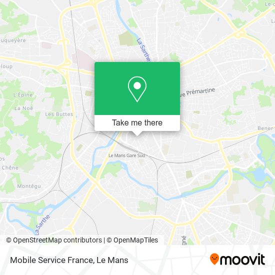 Mobile Service France map