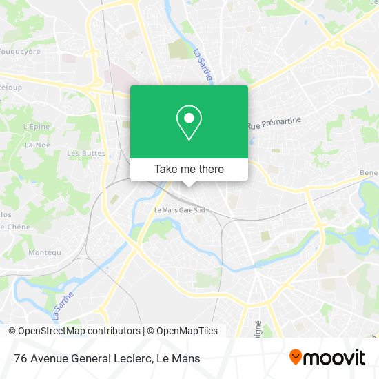 76 Avenue General Leclerc map