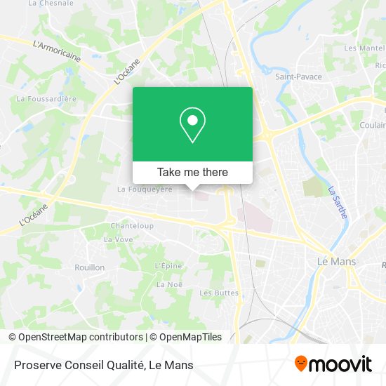 Proserve Conseil Qualité map