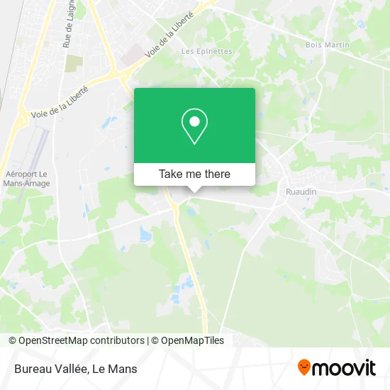 Bureau Vallée map