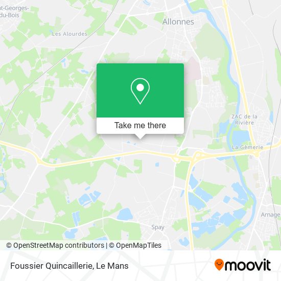 Foussier Quincaillerie map